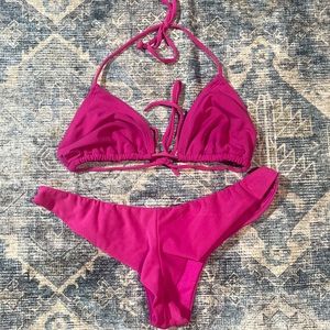 Hot pink Billabong Bikini size SMALL
